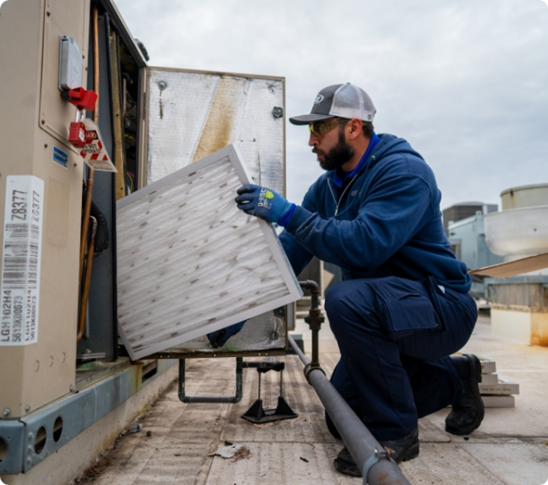 HVAC unit service image